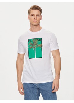 United Colors Of Benetton T-Shirt 3P7XU108X Biały Regular Fit ze sklepu MODIVO w kategorii T-shirty męskie - zdjęcie 182594445