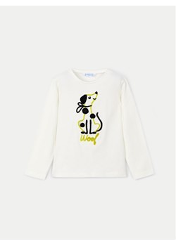 Mayoral Bluzka 4068 Écru Regular Fit ze sklepu MODIVO w kategorii T-shirty chłopięce - zdjęcie 182594586