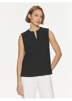 Calvin Klein Bluzka K20K207063 Czarny Regular Fit ze sklepu MODIVO w kategorii Bluzki damskie - zdjęcie 182594628