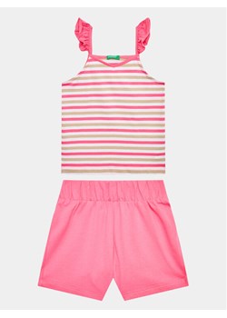United Colors Of Benetton Komplet top i spodenki 3NVVGK009 Kolorowy Regular Fit ze sklepu MODIVO w kategorii Komplety niemowlęce - zdjęcie 182594885