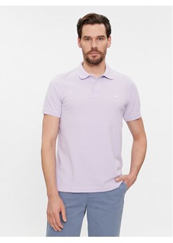United Colors Of Benetton Polo 3089J3179 Fioletowy Regular Fit ze sklepu MODIVO w kategorii T-shirty męskie - zdjęcie 182595017