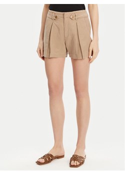 Guess Szorty materiałowe W5GD1J WG8N0 Beżowy Relaxed Fit ze sklepu MODIVO w kategorii Szorty - zdjęcie 182595046