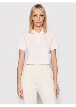 adidas Polo Tennis Luxe H56470 Różowy Relaxed Fit ze sklepu MODIVO w kategorii Bluzki damskie - zdjęcie 182595058