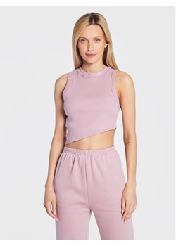 Reebok Top Classics HK4929 Różowy Slim Fit ze sklepu MODIVO w kategorii Bluzki damskie - zdjęcie 182595069