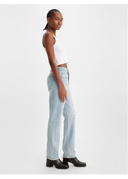 Levi's® Jeansy 501® 12501-0466 Niebieski Straight Fit ze sklepu MODIVO w kategorii Jeansy damskie - zdjęcie 182595077