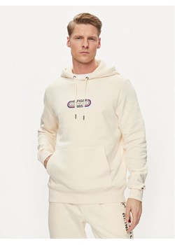 Tommy Hilfiger Bluza Track Graphic MW0MW34445 Beżowy Regular Fit ze sklepu MODIVO w kategorii Bluzy męskie - zdjęcie 182595097