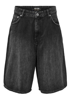 Only & Sons Szorty jeansowe Carl 22032957 Czarny Balloon Fit ze sklepu MODIVO w kategorii Spodenki męskie - zdjęcie 182595149