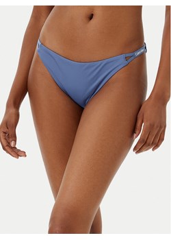 Calvin Klein Swimwear Dół od bikini KW0KW02796 Niebieski ze sklepu MODIVO w kategorii Stroje kąpielowe - zdjęcie 182595255