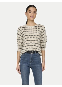 ONLY Sweter Asa 15324522 Beżowy Regular Fit ze sklepu MODIVO w kategorii Swetry damskie - zdjęcie 182595289