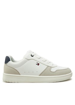 Tommy Hilfiger Sneakersy Low Cut Lace-Up Sneaker T3X9-33849-1269 S Biały ze sklepu MODIVO w kategorii Buty sportowe dziecięce - zdjęcie 182595299