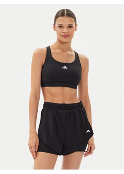 adidas Biustonosz sportowy TLRDREACT IQ3382 Czarny ze sklepu MODIVO w kategorii Biustonosze - zdjęcie 182595357