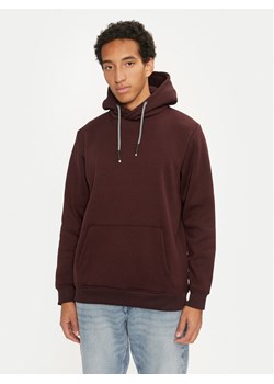 Brave Soul Bluza MSS-628SCHIZOIDI Bordowy Regular Fit ze sklepu MODIVO w kategorii Bluzy męskie - zdjęcie 182595447