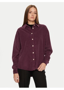 American Vintage Koszula PADO06AH24 Fioletowy Loose Fit ze sklepu MODIVO w kategorii Koszule damskie - zdjęcie 182595455