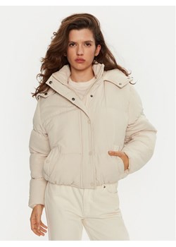 Brave Soul Kurtka puchowa LJK-BUNNYCREAM Écru Oversize ze sklepu MODIVO w kategorii Kurtki damskie - zdjęcie 182595465