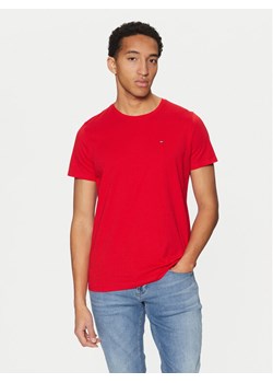 Tommy Jeans T-Shirt DM0DM04411 Czerwony Slim Fit ze sklepu MODIVO w kategorii T-shirty męskie - zdjęcie 182595525