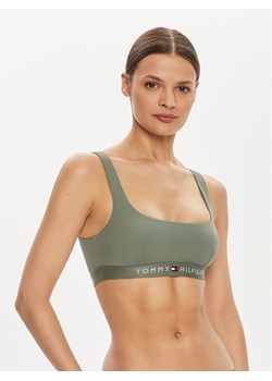 Tommy Hilfiger Góra od bikini UW0UW04108 Zielony ze sklepu MODIVO w kategorii Stroje kąpielowe - zdjęcie 182595548
