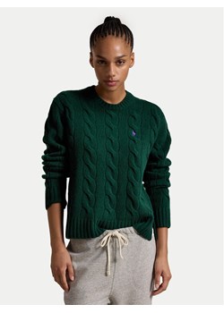 Polo Ralph Lauren Sweter 211926543008 Zielony Regular Fit ze sklepu MODIVO w kategorii Swetry damskie - zdjęcie 182595657