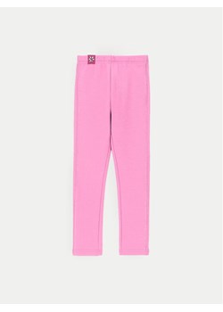 Coccodrillo Legginsy ZC4122601MGK Różowy Slim Fit ze sklepu MODIVO w kategorii Spodnie dziewczęce - zdjęcie 182595709