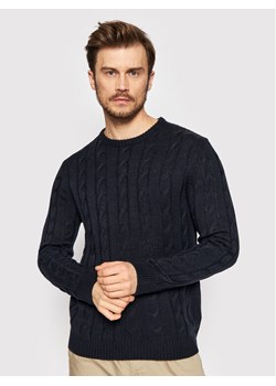 Brave Soul Sweter MK-181MAOC Granatowy Regular Fit ze sklepu MODIVO w kategorii Swetry męskie - zdjęcie 182595765