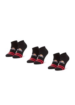 Ellesse Zestaw 3 par niskich skarpet męskich Melna SAAC0876 Czarny ze sklepu MODIVO w kategorii Skarpetki męskie - zdjęcie 182595849