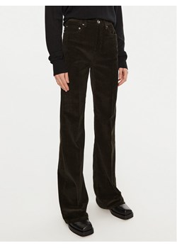 AMI PARIS Spodnie materiałowe FTR420.CO0089 Brązowy Flare Fit ze sklepu MODIVO w kategorii Spodnie damskie - zdjęcie 182595868