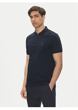BOSS Polo Passerzip 50537507 Granatowy Slim Fit ze sklepu MODIVO w kategorii T-shirty męskie - zdjęcie 182595876