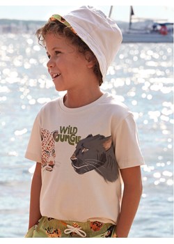 Mayoral T-Shirt 3011 Écru Regular Fit ze sklepu MODIVO w kategorii T-shirty chłopięce - zdjęcie 182596135