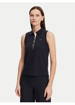Gant Polo 4200560 Granatowy Regular Fit ze sklepu MODIVO w kategorii Bluzki damskie - zdjęcie 182596198