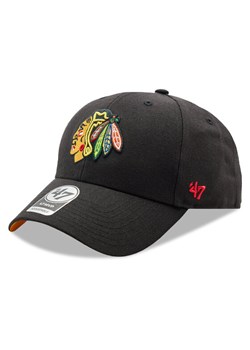47 Brand Czapka z daszkiem NHL Chicago Blackhawks Ballpark Snap '47 MVP H-BLPMS04WBP-BKA Czarny ze sklepu MODIVO w kategorii Czapki z daszkiem męskie - zdjęcie 182596216