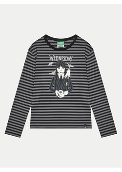 United Colors Of Benetton Bluzka 37JPC10ME Czarny Regular Fit ze sklepu MODIVO w kategorii Bluzki dziewczęce - zdjęcie 182596498