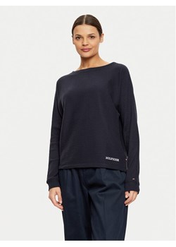 Tommy Hilfiger Bluza UW0UW05583 Granatowy Regular Fit ze sklepu MODIVO w kategorii Bluzy damskie - zdjęcie 182596558