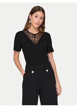 JDY T-Shirt Roxy 15341671 Czarny Slim Fit ze sklepu MODIVO w kategorii Bluzki damskie - zdjęcie 182596599