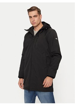 SCHOTT N.Y.C. Kurtka przejściowa KALVIN Czarny Regular Fit ze sklepu MODIVO w kategorii Kurtki męskie - zdjęcie 182596645