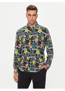 Hugo Koszula Ermo 50520083 Czarny Slim Fit ze sklepu MODIVO w kategorii Koszule męskie - zdjęcie 182596689