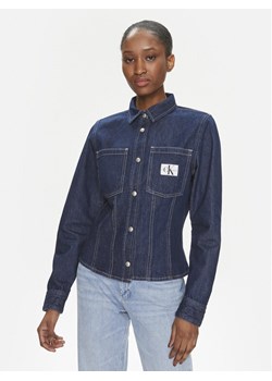 Calvin Klein Jeans Koszula jeansowa Lean J20J222825 Niebieski Slim Fit ze sklepu MODIVO w kategorii Koszule damskie - zdjęcie 182596699