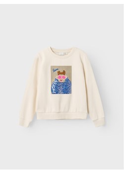 NAME IT Bluza 13221346 Écru Regular Fit ze sklepu MODIVO w kategorii Bluzy dziewczęce - zdjęcie 182596766