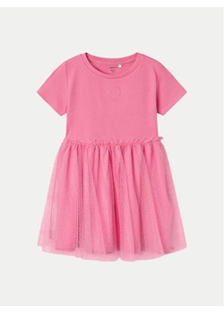 NAME IT Sukienka codzienna Harana 13226043 Różowy Regular Fit ze sklepu MODIVO w kategorii Sukienki dziewczęce - zdjęcie 182596778