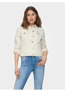 ONLY Kurtka jeansowa Tia 15177238 Écru Regular Fit ze sklepu MODIVO w kategorii Kurtki damskie - zdjęcie 182596809