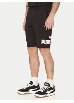 Puma Szorty sportowe Ess 682596 Czarny Regular Fit ze sklepu MODIVO w kategorii Spodenki męskie - zdjęcie 182596818