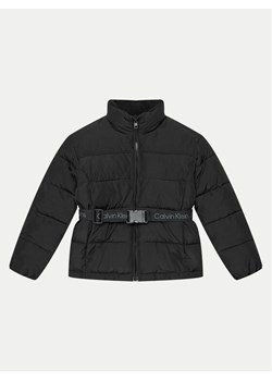 Calvin Klein Jeans Kurtka zimowa IG0IG02592 D Czarny Slim Fit ze sklepu MODIVO w kategorii Kurtki chłopięce - zdjęcie 182596835