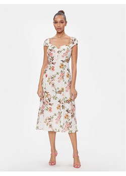 Luisa Spagnoli Sukienka letnia Passionale 540698 Biały Regular Fit ze sklepu MODIVO w kategorii Sukienki - zdjęcie 182596885