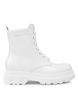 Tommy Hilfiger Kozaki T4A5-33039-1453 M Biały ze sklepu MODIVO w kategorii Buty zimowe dziecięce - zdjęcie 182596905