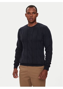 Lindbergh Sweter 30-805015 Granatowy Relaxed Fit ze sklepu MODIVO w kategorii Swetry męskie - zdjęcie 182596919