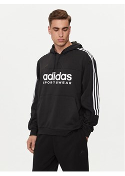 adidas Bluza House of Tiro IV8126 Czarny Loose Fit ze sklepu MODIVO w kategorii Bluzy męskie - zdjęcie 182596937