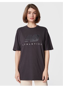 New Balance T-Shirt WT23503 Czarny Oversize ze sklepu MODIVO w kategorii Bluzki damskie - zdjęcie 182596986
