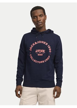 Jack&Jones Bluza Simon 12269353 Granatowy Standard Fit ze sklepu MODIVO w kategorii Bluzy męskie - zdjęcie 182597008