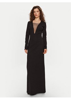 STAUD Sukienka wieczorowa Kris R24P2194PT Czarny Slim Fit ze sklepu MODIVO w kategorii Sukienki - zdjęcie 182597009