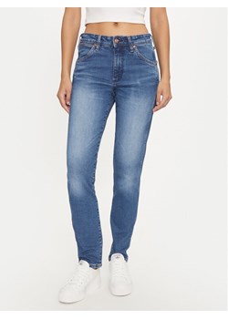 Wrangler Jeansy Piper 112356405 Niebieski Slim Fit ze sklepu MODIVO w kategorii Jeansy damskie - zdjęcie 182597047