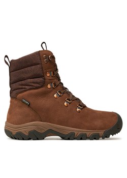 Keen Trekkingi Greta Waterproof 1027717 Brązowy ze sklepu MODIVO w kategorii Buty trekkingowe damskie - zdjęcie 182597055
