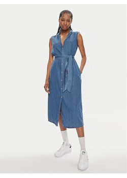 Pepe Jeans Sukienka koszulowa Maggie PL953512 Niebieski Regular Fit ze sklepu MODIVO w kategorii Sukienki - zdjęcie 182597337